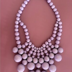 Chic Lavender Beaded Necklace